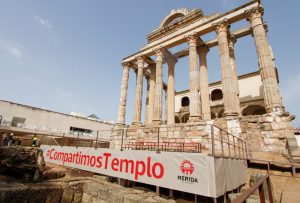 Mañana jueves comienza la programación #CompartimosTemplo en el Templo de Diana con motivo de la Semana Santa