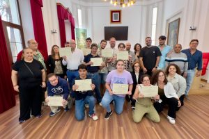 Usuarios y usuarias del Centro Ocupacional Proserpina finalizan la Formación para el Empleo de la Asociación Amicos en colaboración con el Ayuntamiento