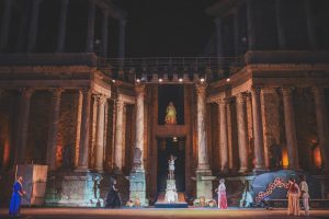 Recta final del Festival de Teatro con ‘El regalo de Zeus’, ‘Tiresias’, ‘Las Troyanas’, los cuentos de Héroes y heroínas y pasacalles