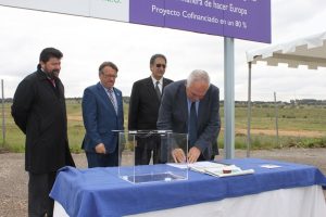 Comienzan las obras de la Terminal Ferroviaria en Expacio Mérida, con la colocación de la primera piedra