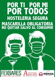 El Ayuntamiento de Mérida colabora con una campaña informativa que se llevará a cabo por los bares y restaurantes de la capital extremeña