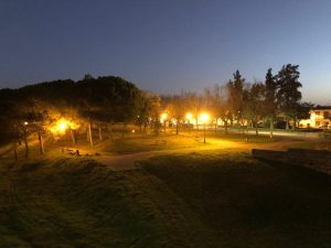 Instalado el nuevo alumbrado público del Paseo Fluvial de San Antonio