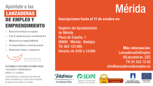 Mérida contará con una Lanzadera de Empleo para mejorar la inserción laboral de 20 personas