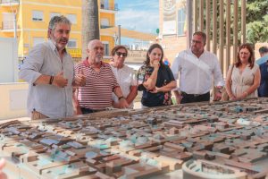 La maqueta en 3D de la ciudad de Mérida en el siglo II ya se puede visitar en la plaza Margarita Xirgu
