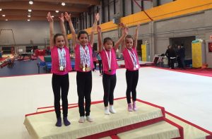 La Escuela municipal de gimnasia artística femenina consigue once medallas en los Judex