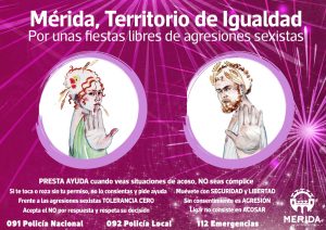 La delegación de Igualdad instalará un punto violeta en la Feria dentro de la campaña “Mérida, territorio de Igualdad”