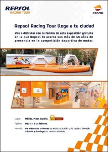 Llega a Mérida la exposición Repsol Racing Tour