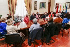Recepción nueva junta directiva del Centro de Mayores Calvario