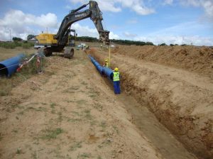 Las obras del anillo perimetral del agua se encuentran en su última fase