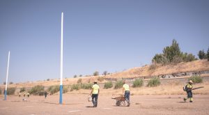 En marcha la construcción de la piscina en las Abadías y el parking de autocaravanas