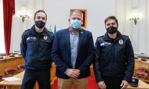 Ernesto Vázquez y Francisco Morales toman posesión como nuevos oficiales de la Policía Local
