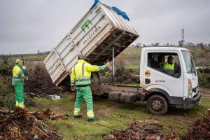 El alcalde agradece la actuación y el trabajo coordinado de los servicios de Emergencia y Operativos municipales durante el temporal ‘Kristin’