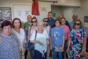 Homenaje a Tomás Liberal Bachiller en el centro de mayores de la Zona Sur