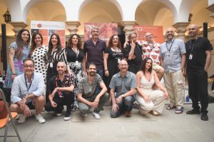 Carmen Yañez destaca la calidad artística de los actores y actrices extremeñas y emeritenses de ‘La Aparición’ a quien le augura “un éxito rotundo” a partir de este miércoles en el Teatro Romano de Mérida