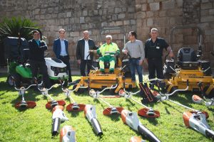Mérida cuenta con nuevo material y maquinaria para el mantenimiento de los más de un millón de metros cuadrados de parques y jardines con los que cuenta la ciudad