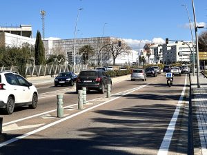Avanzan a buen ritmo los trabajos de mejora y renovación integral de la señalización viaria de Mérida que cuentan con una inversión de 1.300.000 euros