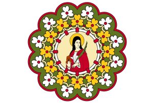 Una alfombra de flores de 9 metros de diámetro y 70 metros cuadrados, realizada por la Asociación de Alfombristas do Corpus Christi de Ponteareas, dará la bienvenida a Santa Eulalia en su Hornito el 10 de diciembre