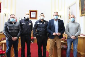 Toma de posesión de Carmelo García Mancera como subinspector de la Policía Local