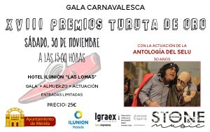La chirigota del Selu actuará en la Gala carnavalesca de las Turutas de Oro