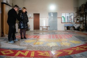 Finaliza la realización del gran mural en mosaico que, con motivo del Año Jubilar, se instalará en la Puerta de la Villa