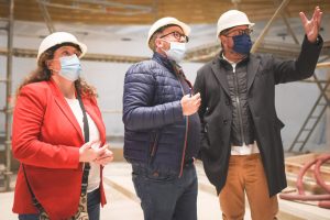 El nuevo María Luisa encara la recta final de sus obras que han sido visitadas por el alcalde, Rodríguez Osuna, y la Portavoz, Carmen Yañez