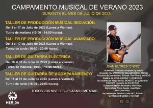 Éxito de de convocatoria de los campamentos musicales que completan todas las plazas ofertadas