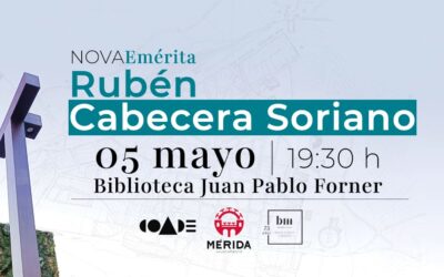 El arquitecto emeritense, Rubén Cabecera Soriano, abre el ciclo de conferencias «Nova Emérita»