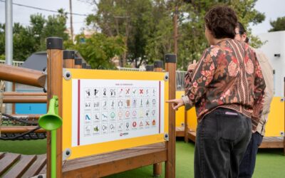 El Ayuntamiento instala nuevos paneles informativos que refuerzan la inclusión y la accesibilidad en la Ciudad de la Infancia
