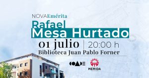 El arquitecto Rafael Mesa cierra el ciclo de conferencias “Nova Emérita”
