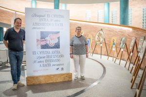 El Centro Cultural Alcazaba ofrece una exposición de mosaicos que recoge 30 años de trayectoria del taller Ex Offina Antea, de Luisa Díaz Liviano