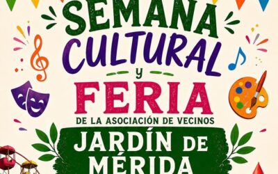 La Asociación Vecinal Jardín de Mérida celebra su I Semana Cultural con un amplio programa de actividades para todos los públicos