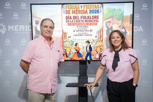 El folklore extremeño será protagonista en la caseta municipal de la Feria de Mérida el 4 de septiembre