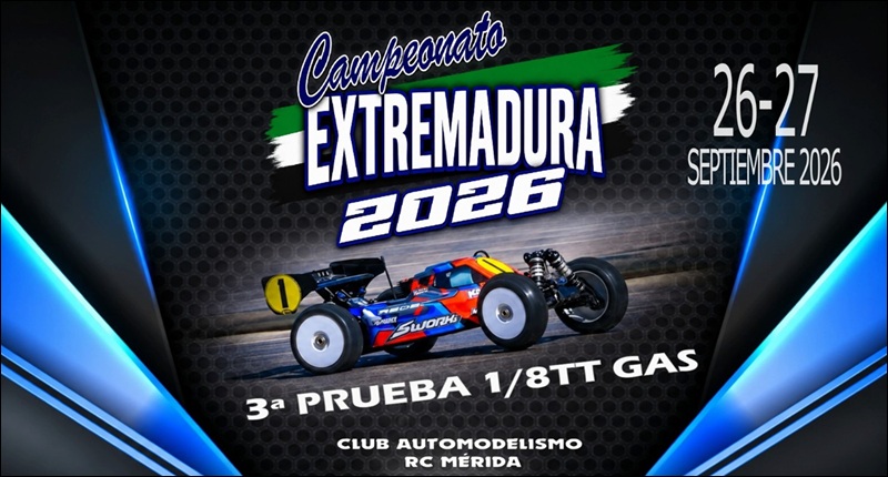 Campeonato de Extremadura Coches RC (3ª prueba)
