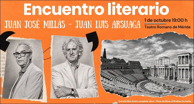 Encuentro literario con Juan José Millas y Juan Luis Arsuaga