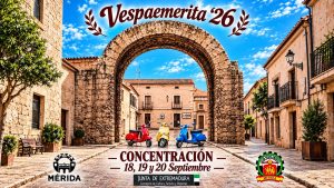 Mérida acogerá este fin de semana Vespaemérita ’26, un encuentro que reunirá a cerca de un centenar de participantes de toda España y varios países