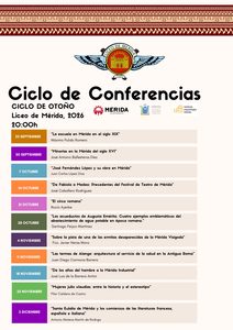 El Liceo de Mérida inaugura este miércoles su Ciclo de Conferencias de Otoño con una charla de Máximo Pulido sobre la educación en el siglo XIX