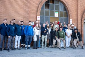 Rodríguez Osuna pone en valor el trabajo de la Escuela de Aprendizaje Laboral Barraeca V en la mejora de espacios municipales destinados a entidades del Tercer Sector